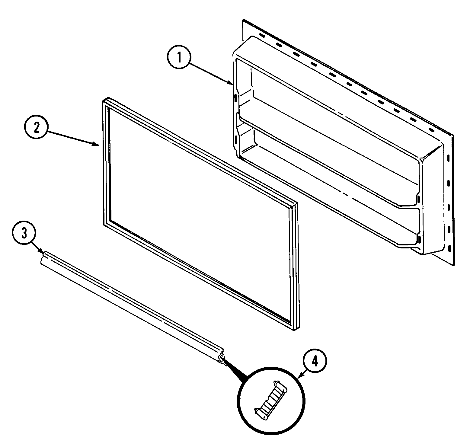 Freezer inner door