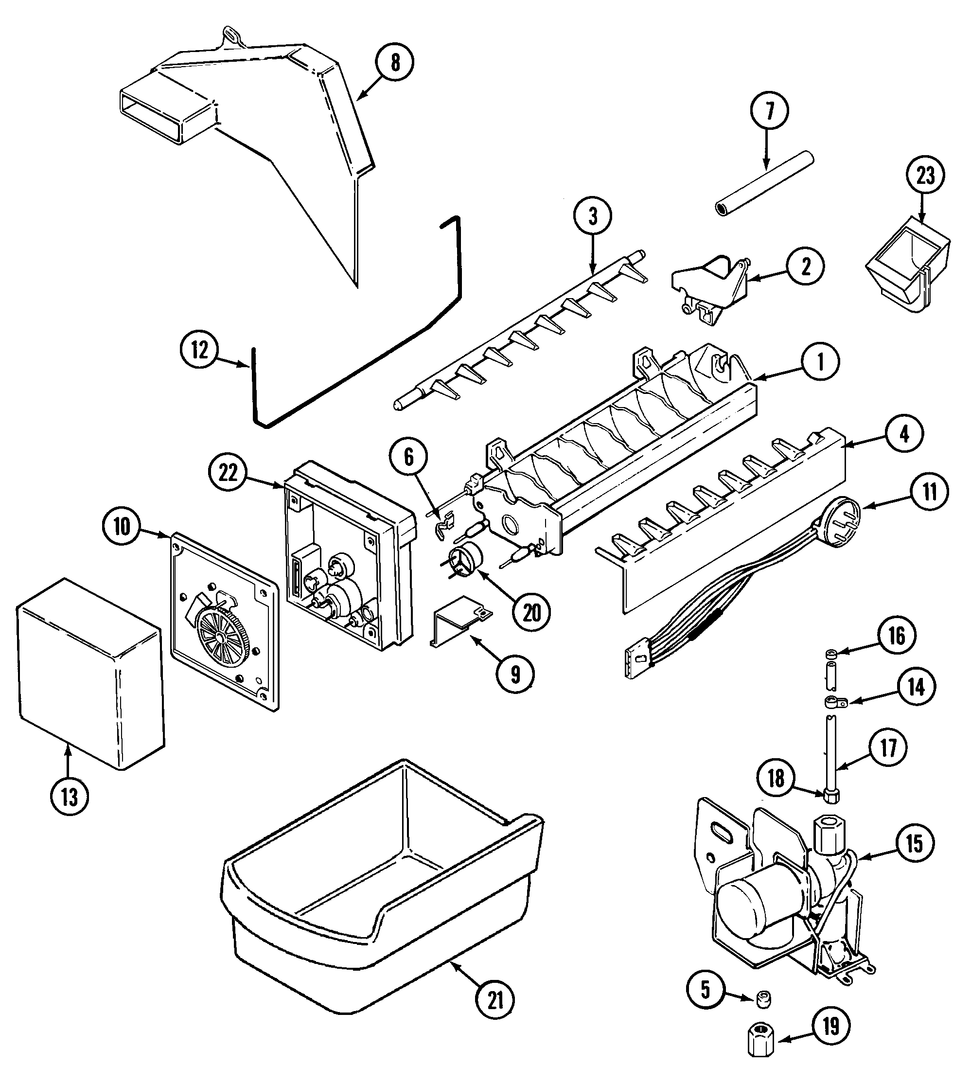 OPTIONAL ICE MAKER KIT-ICE