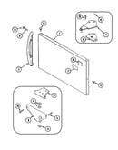 Freezer outer door