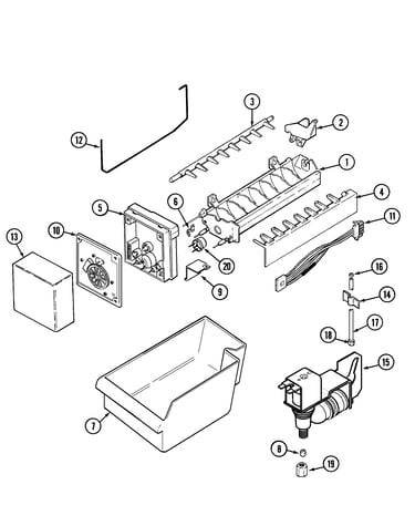 Ice maker (bisque)