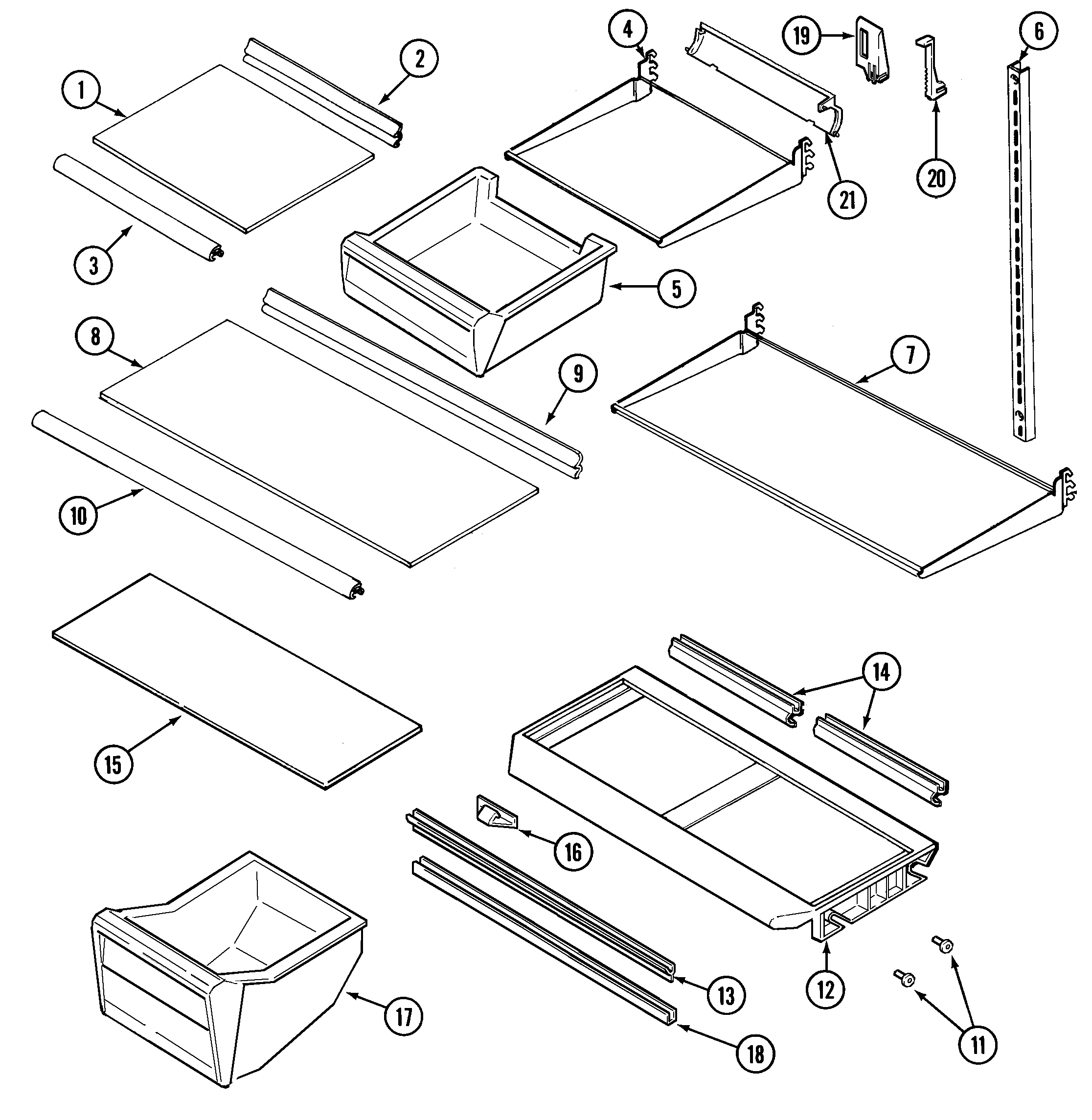 Shelves & accessories