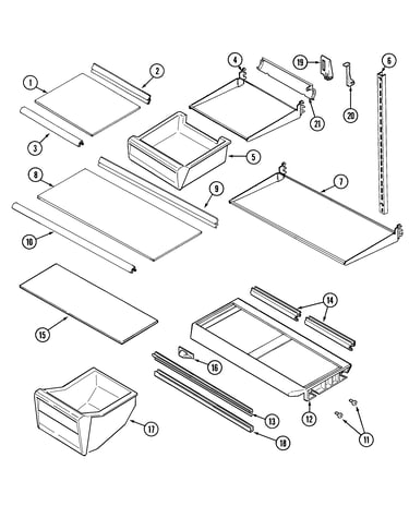 Shelves & accessories