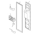 Jenn-Air JCD2389DEB freezer inner door (jcd2389deb/q/s/w) diagram