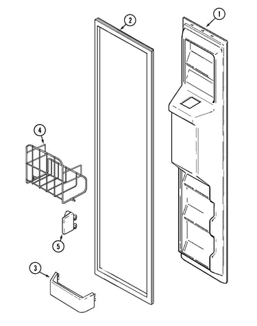 Freezer inner door