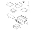 Crosley CT21B7W shelves & accessories diagram