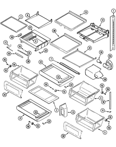 Shelves & accessories