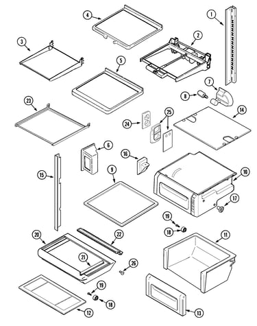 Shelves & accessories
