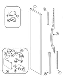 Freezer outer door