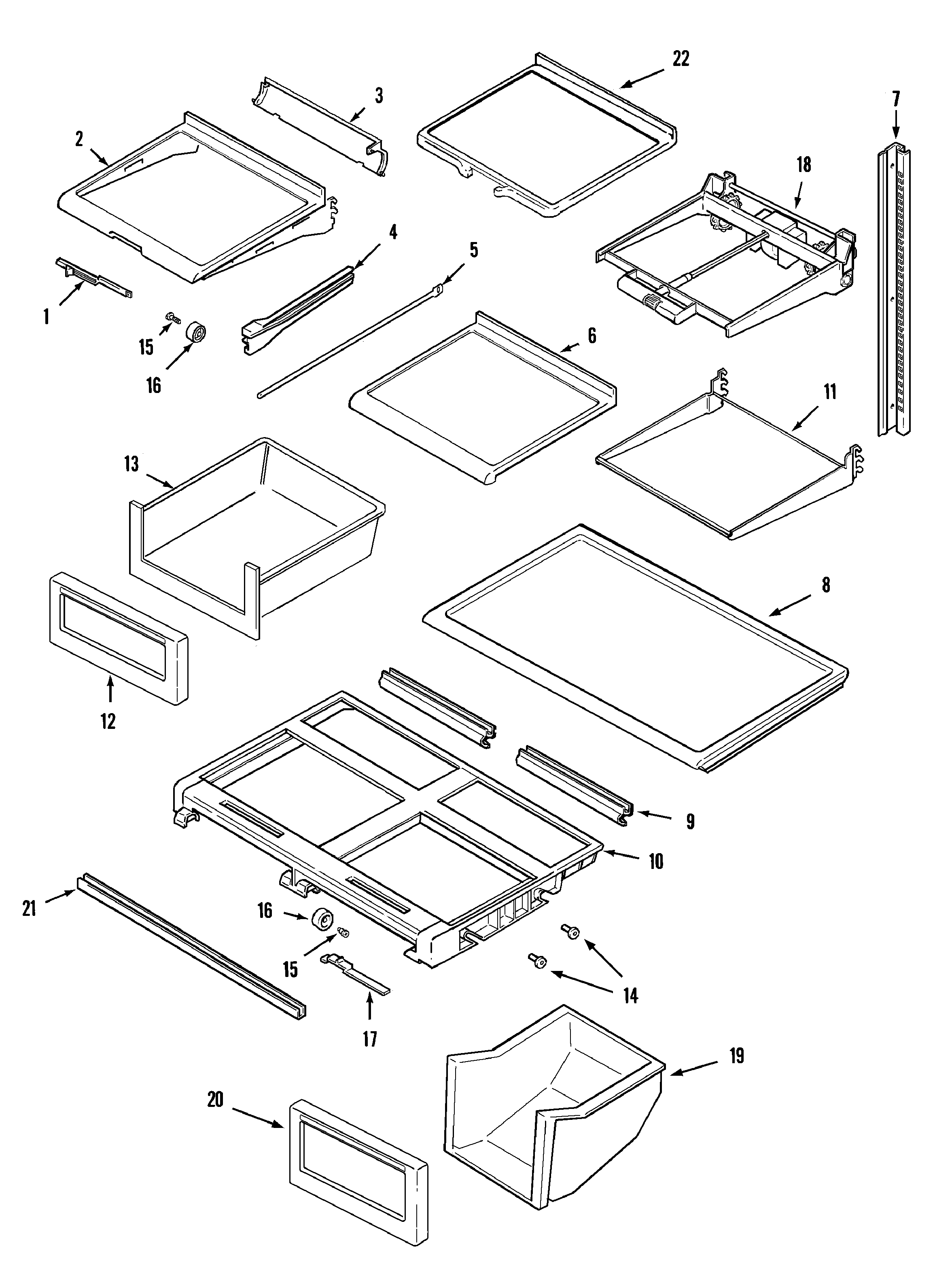 Shelves & accessories