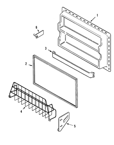 Freezer inner door