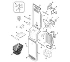 Crosley CS24G6DB freezer compartment diagram