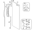 Crosley CS24G6DW fresh food outer door diagram