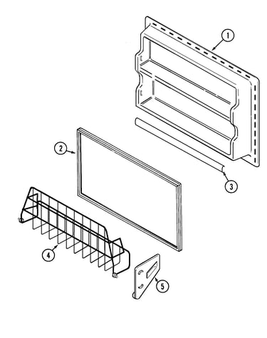 Freezer inner door