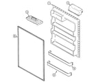 Maytag PTB2153GEQ fresh food inner door diagram