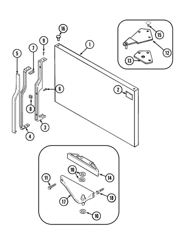 Freezer outer door (rev 10)