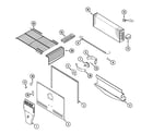 Crosley CT19G6W freezer compartment diagram