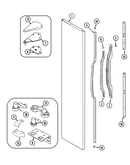 Freezer outer door