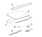 Amana ES2183S-P9938607R mounting assy diagram