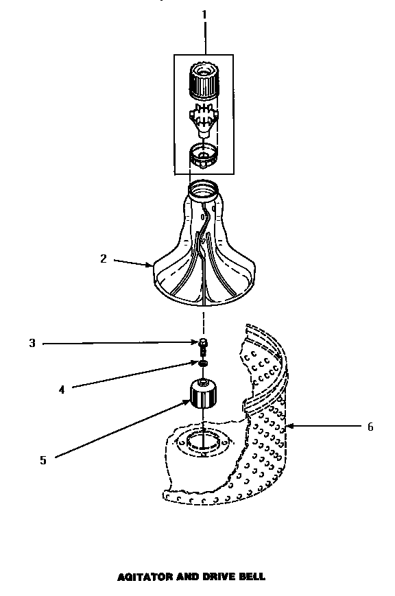 Agitator & drive bell
