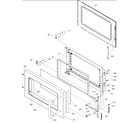 Amana CRC518T2-P1304452M door diagram