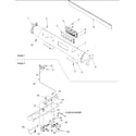 Amana ACS3350AS-PACS3350AS0 control panel and gas supply diagram
