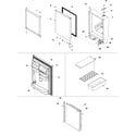 Kenmore 59672954200 refrigerator door diagram