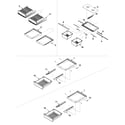 Kenmore 59672954200 refrigerator shelving diagram