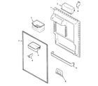 Maytag MTF2156GEB fresh food inner door diagram