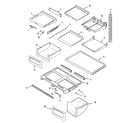 Maytag MTF2156GES shelves & accessories diagram