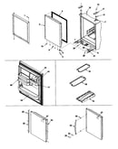 Refrigerator door