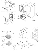 Interior cabinet & freezer shelving