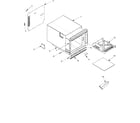 Amana KFC2SA-P1329616M tray, grease shield, cabinet diagram