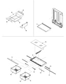 Refrigerator shelving