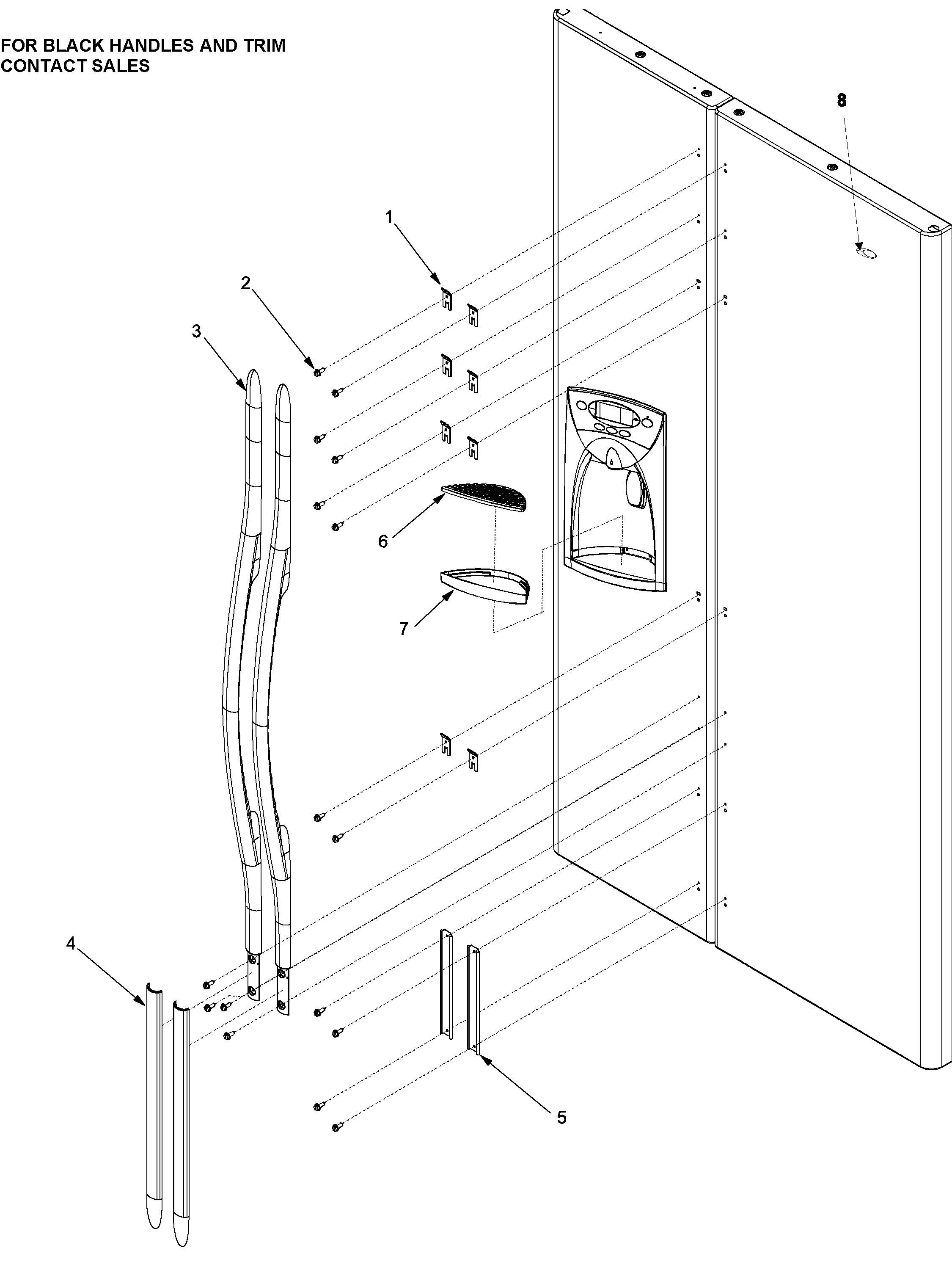 Handles and trim