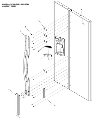Handles and trim