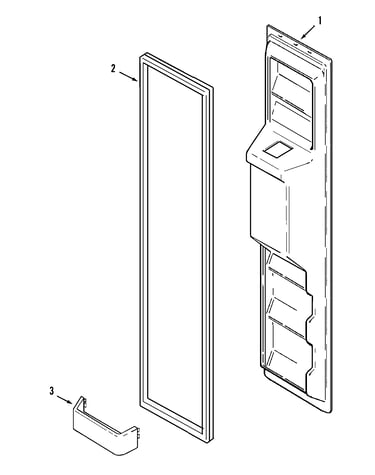 Freezer inner door