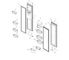 Kenmore 59652673202 ref/fz door and shelf diagram