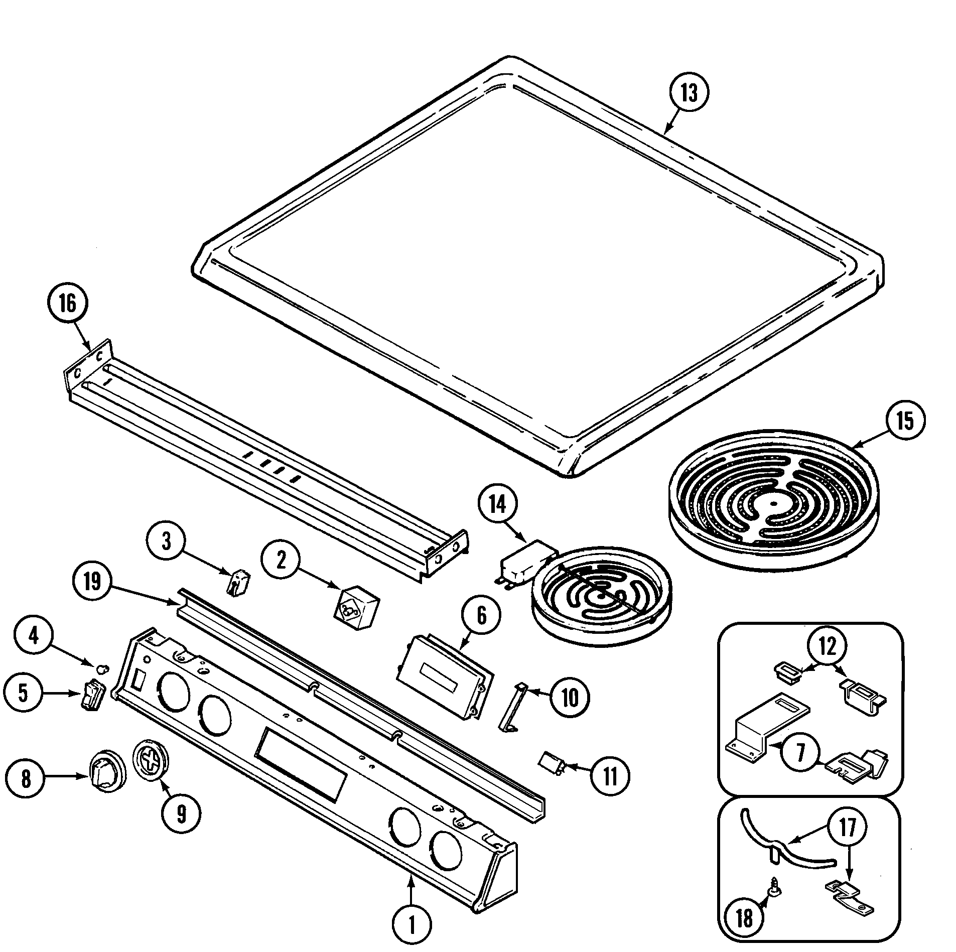 Top assembly (che9800bcm)