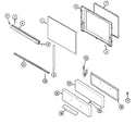 Crosley C31103SAT door/drawer diagram