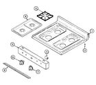 Maytag PGR4410CDW top assembly diagram