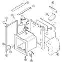 Magic Chef CGR3760ADA body diagram