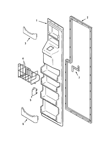 Freezer inner door
