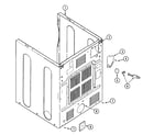 Maytag MDG4000AXQ cabinet-rear diagram