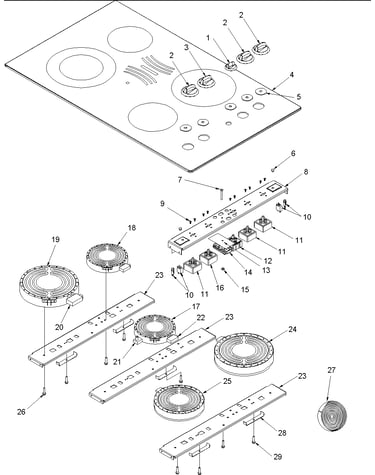 Cooktop assembly