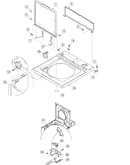 Cabinet top, door, and door switch