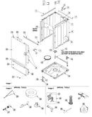 Base, cabinet, front and special tools