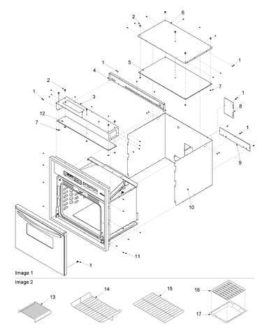 Outer cabinet & racks