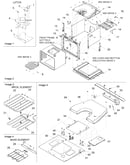 Inner cavity, blower, bake, & broil assy