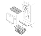 Maytag MQU2057AEW freezer compartment diagram