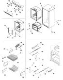 Interior cabinet & freezer shelving